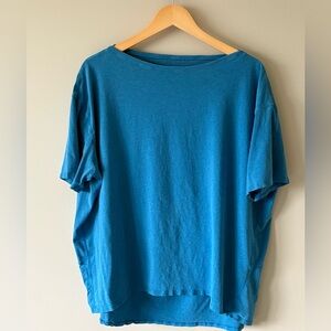 Lululemon Back In Action Short Sleeve Tee – Blue, Size 14